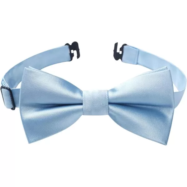 HISDERN Bow Ties for Boys Pre Tied Toddler Bow Tie Adjustable Kids Bowties Clip On Fun Patterned Bowties for Wedding Party