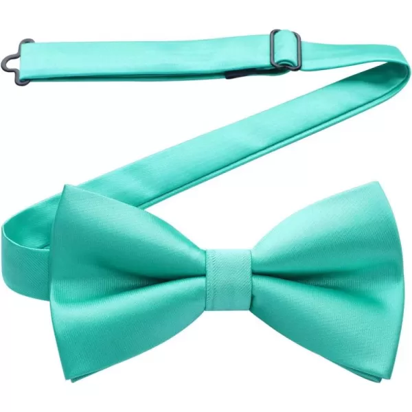 HISDERN Bow Ties for Men Pretied Bowties Classic Formal Business Bow Tie Adjustable Tuxedo Bowtie for Wedding Party