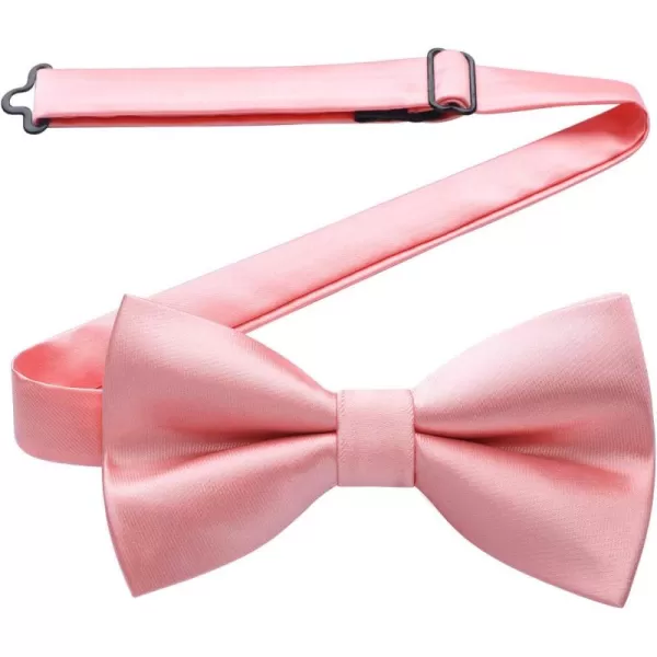HISDERN Bow Ties for Men Pretied Bowties Classic Formal Business Bow Tie Adjustable Tuxedo Bowtie for Wedding Party