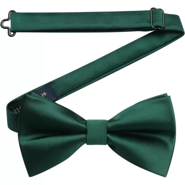 HISDERN Bow Ties for Men Pretied Bowties Classic Formal Business Bow Tie Adjustable Tuxedo Bowtie for Wedding Party