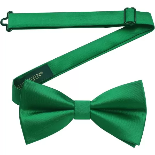 HISDERN Bow Ties for Men Pretied Bowties Classic Formal Business Bow Tie Adjustable Tuxedo Bowtie for Wedding Party