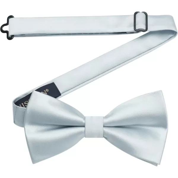 HISDERN Bow Ties for Men Pretied Bowties Classic Formal Business Bow Tie Adjustable Tuxedo Bowtie for Wedding Party