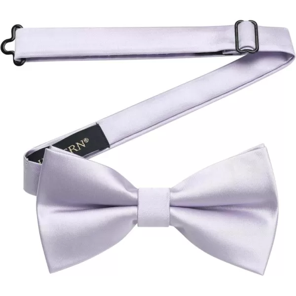 HISDERN Bow Ties for Men Pretied Bowties Classic Formal Business Bow Tie Adjustable Tuxedo Bowtie for Wedding Party