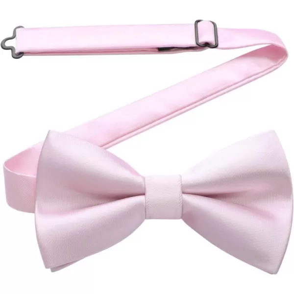 HISDERN Bow Ties for Men Pretied Bowties Classic Formal Business Bow Tie Adjustable Tuxedo Bowtie for Wedding Party
