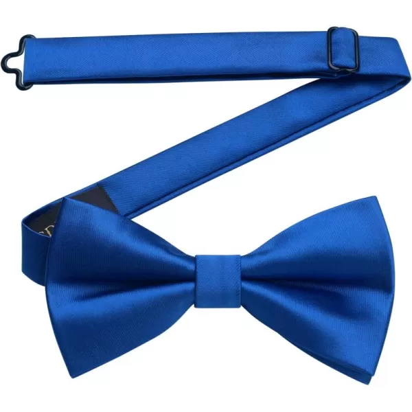 HISDERN Bow Ties for Men Pretied Bowties Classic Formal Business Bow Tie Adjustable Tuxedo Bowtie for Wedding Party