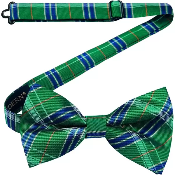 HISDERN Bow Ties for Men Pretied Bowties Classic Formal Business Bow Tie Adjustable Tuxedo Bowtie for Wedding Party