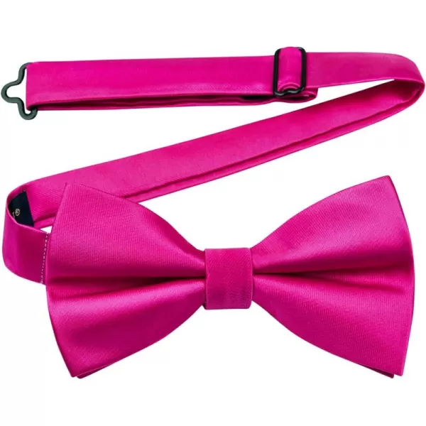 HISDERN Bow Ties for Men Pretied Bowties Classic Formal Business Bow Tie Adjustable Tuxedo Bowtie for Wedding Party