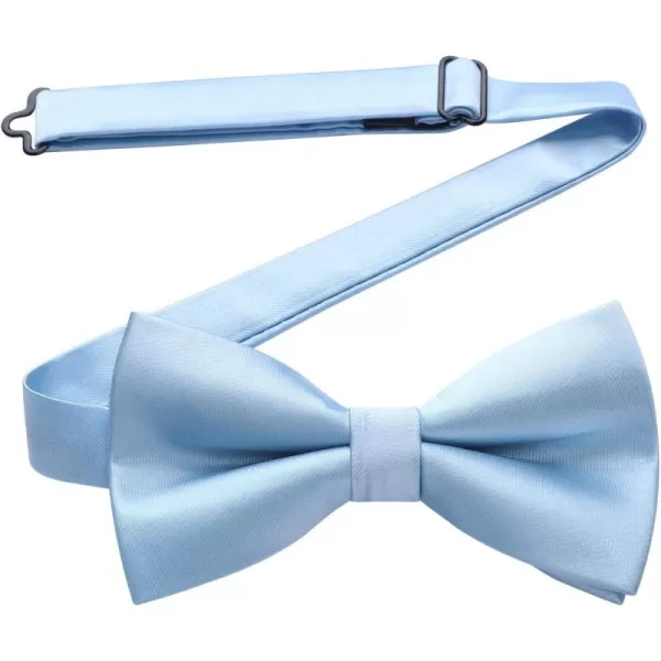 HISDERN Bow Ties for Men Pretied Bowties Classic Formal Business Bow Tie Adjustable Tuxedo Bowtie for Wedding Party