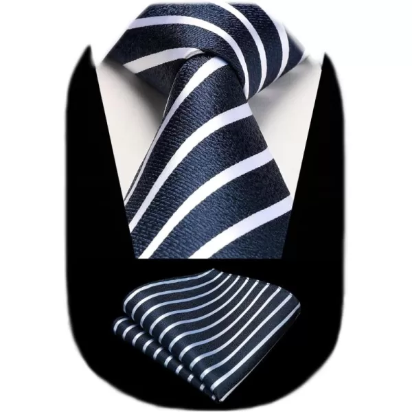 B-05-navy & White