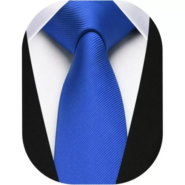 HISDERN Ties for Men 2.17'' Skinny Solid Color Necktie Formal Busines Woven Satin Thin Silk Silm Mens Tie Wedding Party