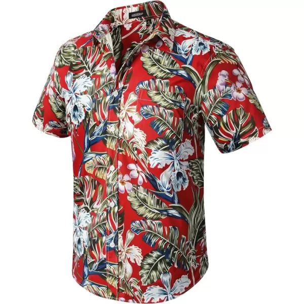 Hawaiian Shirt for Men Short Sleeve Button Down Shirt Men Casual Summer Tropical Beach Aloha Shirts for Men Hawaii Party