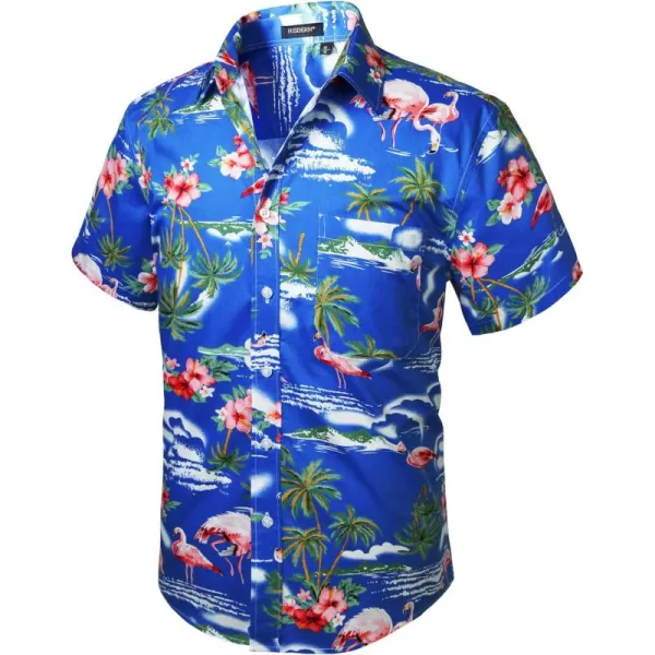 Hawaiian Shirt for Men Short Sleeve Button Down Shirt Men Casual Summer Tropical Beach Aloha Shirts for Men Hawaii Party