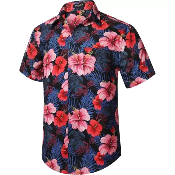 Hawaiian Shirt for Men Short Sleeve Button Down Shirt Men Casual Summer Tropical Beach Aloha Shirts for Men Hawaii Party)