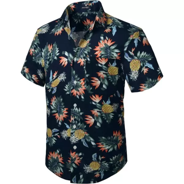 Hawaiian Shirt for Men Short Sleeve Button Down Shirt Men Casual Summer Tropical Beach Aloha Shirts for Men Hawaii Party