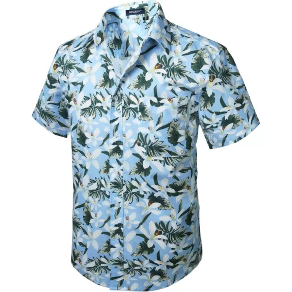 Hawaiian Shirt for Men Short Sleeve Button Down Shirt Men Casual Summer Tropical Beach Aloha Shirts for Men Hawaii Party)