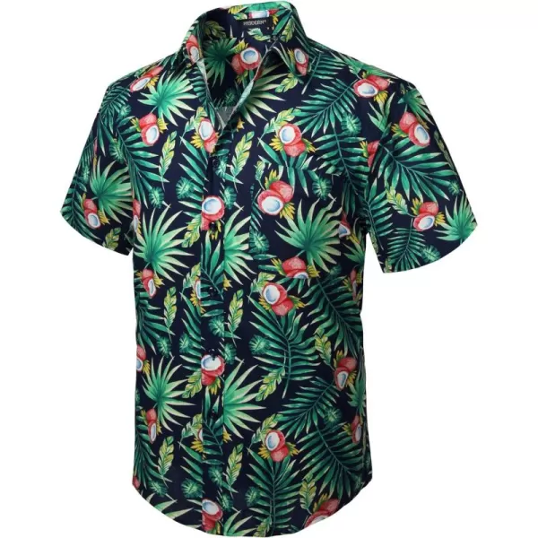 Hawaiian Shirt for Men Short Sleeve Button Down Shirt Men Casual Summer Tropical Beach Aloha Shirts for Men Hawaii Party