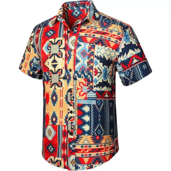 Hawaiian Shirt for Men Short Sleeve Button Down Shirt Men Casual Summer Tropical Beach Aloha Shirts for Men Hawaii Party