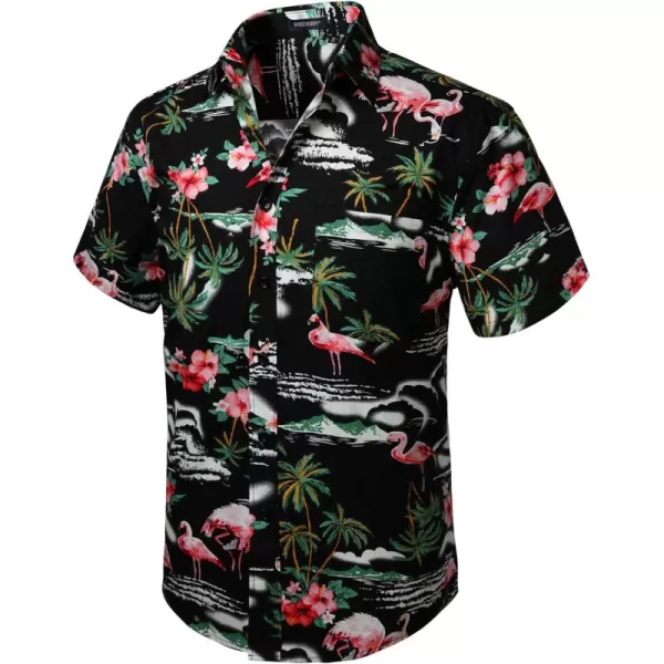 Hawaiian Shirt for Men Short Sleeve Button Down Shirt Men Casual Summer Tropical Beach Aloha Shirts for Men Hawaii Party