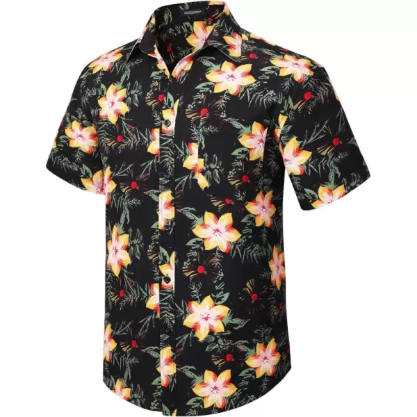 Hawaiian Shirt for Men Short Sleeve Button Down Shirt Men Casual Summer Tropical Beach Aloha Shirts for Men Hawaii Party)