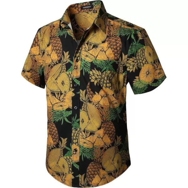 Men's Hawaiian Shirts Short Sleeve Floral Tropical Aloha Shirt Casual Summer Button Down Holiday Beach Shirt with Pocket