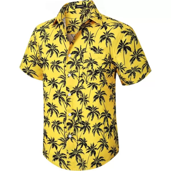 Men's Hawaiian Shirts Short Sleeve Floral Tropical Aloha Shirt Casual Summer Button Down Holiday Beach Shirt with Pocket