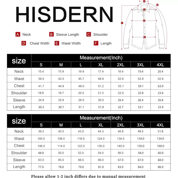 Men's Solid Long Sleeve Dress Shirt with Matching Tie and Handkerchief Set Classic Button Down Formal Business Shirts