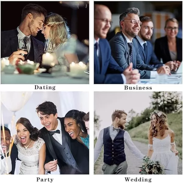 HISDERN Mens Suit Vest Business Formal Dress Vests for Men Solid Color Casual Wedding Tuxedo Party Waistcoat