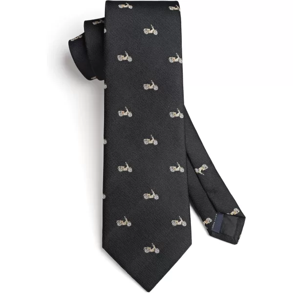 HISDERN Ties for Men Classic Fun Mens Ties Handkerchief Business Animal Tie Necktie Pocket Square Set