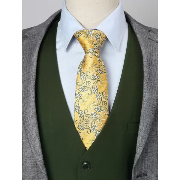 HISDERN Men's Suit Vest Business Formal Dress Waistcoat Vest with 3 Pockets for Suit or Tuxedo Slim Fit