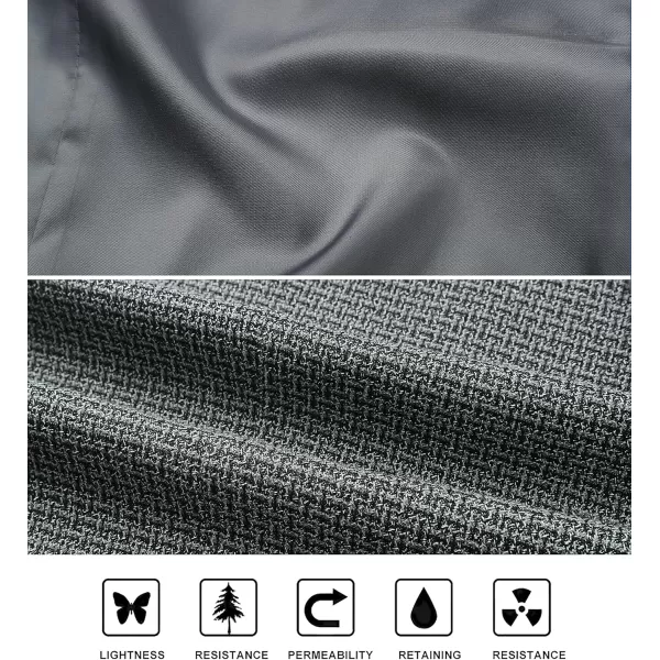 HISDERN Men's Suit Vest Business Plaid Formal Dress Waistcoat Slim Fit Vests for Men with 3 Pocket for Suit or Tuxedo