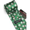 imageChristmas Ties for Men Festival Necktie Funny Vacation Xmas Tie Handkerchief Pocket Square Set for Holiday Party02green  White  Red 2