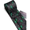 imageChristmas Ties for Men Festival Necktie Funny Vacation Xmas Tie Handkerchief Pocket Square Set for Holiday PartyBlack Tree