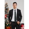 imageChristmas Ties for Men Festival Necktie Funny Vacation Xmas Tie Handkerchief Pocket Square Set for Holiday PartyBlack Tree