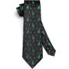 imageChristmas Ties for Men Festival Necktie Funny Vacation Xmas Tie Handkerchief Pocket Square Set for Holiday PartyBlack Tree