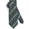 imageChristmas Ties for Men Festival Necktie Funny Vacation Xmas Tie Handkerchief Pocket Square Set for Holiday PartyBlue
