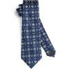 imageChristmas Ties for Men Festival Necktie Funny Vacation Xmas Tie Handkerchief Pocket Square Set for Holiday PartyBlue Snowflake