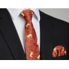 imageChristmas Ties for Men Festival Necktie Funny Vacation Xmas Tie Handkerchief Pocket Square Set for Holiday PartyBurgundy Reindeer