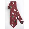 imageChristmas Ties for Men Festival Necktie Funny Vacation Xmas Tie Handkerchief Pocket Square Set for Holiday PartyBurgundy Snowman