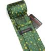 imageChristmas Ties for Men Festival Necktie Funny Vacation Xmas Tie Handkerchief Pocket Square Set for Holiday PartyGreen Gift Box