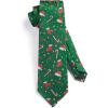 imageChristmas Ties for Men Festival Necktie Funny Vacation Xmas Tie Handkerchief Pocket Square Set for Holiday PartyGreen Red Boots