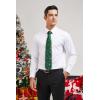 imageChristmas Ties for Men Festival Necktie Funny Vacation Xmas Tie Handkerchief Pocket Square Set for Holiday PartyGreen Red Boots