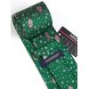 imageChristmas Ties for Men Festival Necktie Funny Vacation Xmas Tie Handkerchief Pocket Square Set for Holiday PartyGreen Santa Snowflake