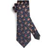 imageChristmas Ties for Men Festival Necktie Funny Vacation Xmas Tie Handkerchief Pocket Square Set for Holiday PartyNavy Blue