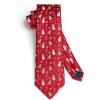 imageChristmas Ties for Men Festival Necktie Funny Vacation Xmas Tie Handkerchief Pocket Square Set for Holiday PartyRed Green Snowman