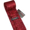 imageChristmas Ties for Men Festival Necktie Funny Vacation Xmas Tie Handkerchief Pocket Square Set for Holiday PartyRed Snowflakes