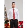 imageChristmas Ties for Men Festival Necktie Funny Vacation Xmas Tie Handkerchief Pocket Square Set for Holiday PartyRed Snowman