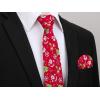 imageChristmas Ties for Men Festival Necktie Funny Vacation Xmas Tie Handkerchief Pocket Square Set for Holiday PartyRed Snowman