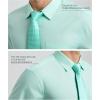 imageHISDERN Mens Dress Shirt Long Sleeve Matching Tie and Pocket Square Set Classic Button Down Formal Business ShirtsDmint GreenHoundstooth