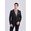 imageHISDERN Mens Dress Shirt Long Sleeve Matching Tie and Pocket Square Set Classic Button Down Formal Business ShirtsFpinkPaisley