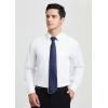 imageHISDERN Mens Dress Shirt Long Sleeve Matching Tie and Pocket Square Set Classic Button Down Formal Business ShirtsHwhitePlaid